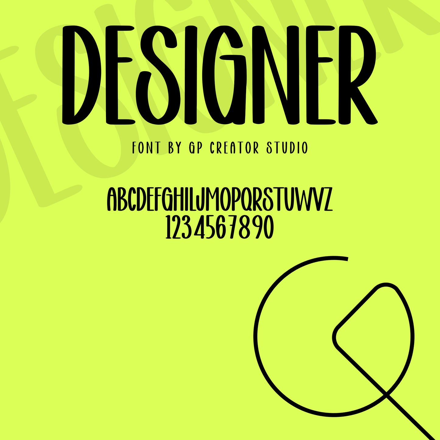 DESIGNER FONT - GPCS